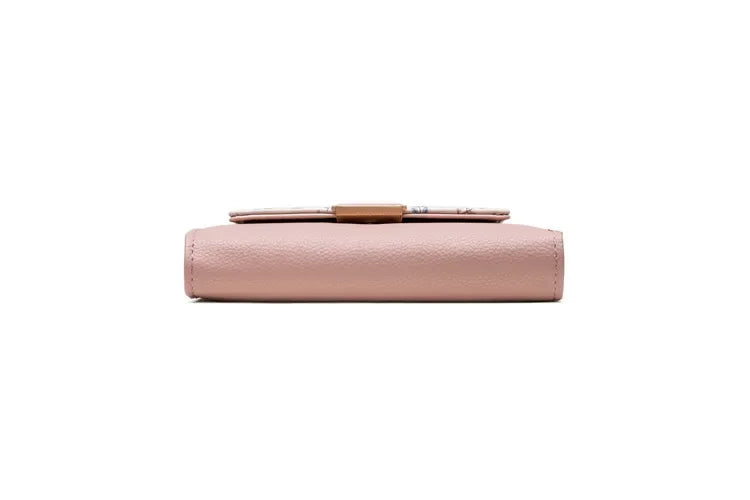 Prettyzys 2021 New Floral Zipper Wallets Medium-Length Multi-Function Women's Style Money Clips Fashionable Compact Storage