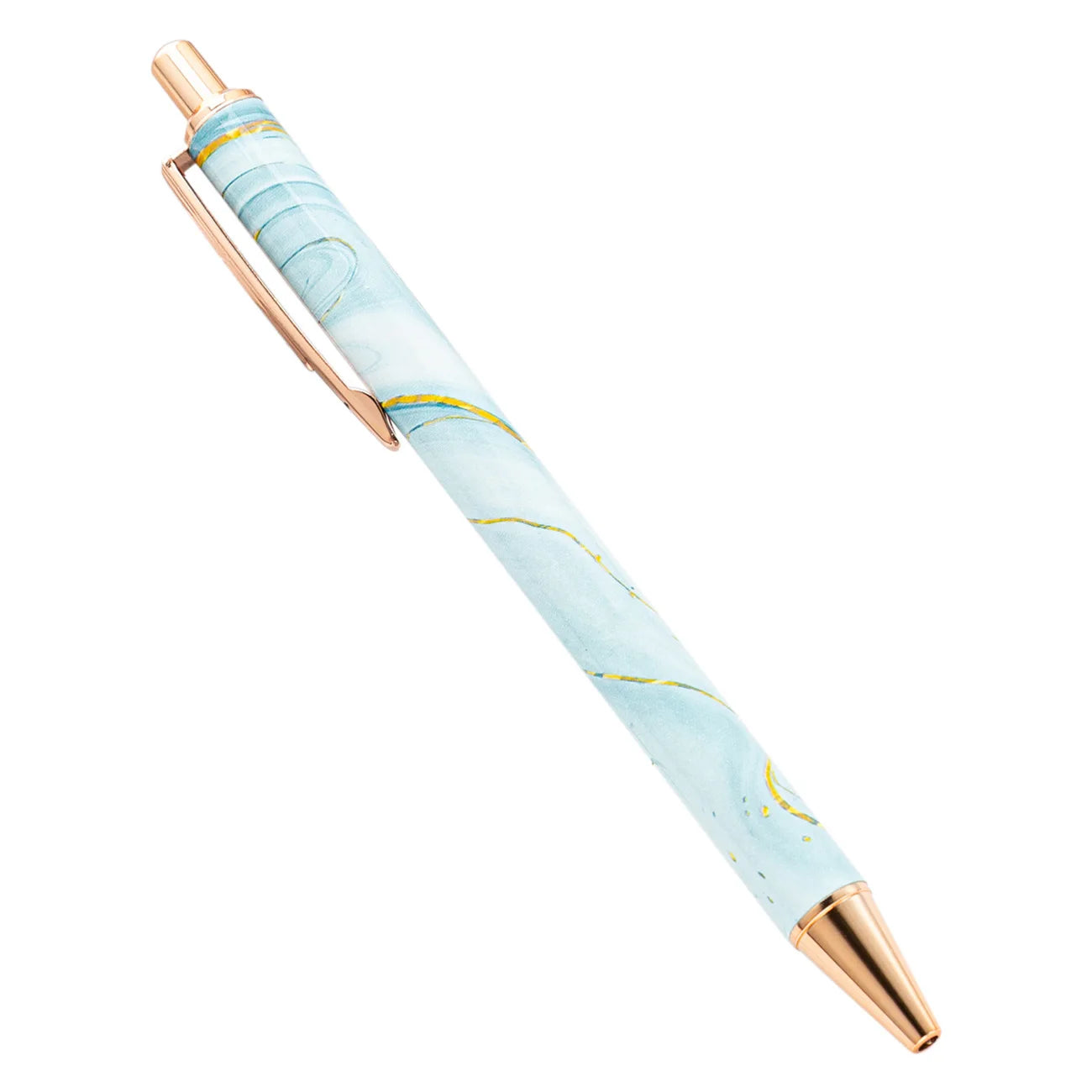 30PCS  Wholesale Metal Ballpoint Pen with Pressed Core Hotel Conference Advertising Pen Multi color Flower Film Ballpoint Pen - élise & madelyn