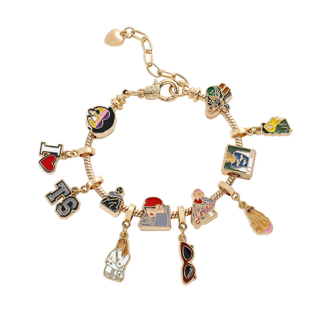 Era Icons Charm Bracelet Collection – Swiftie-Inspired Jewelry (4 Styles) - élise & madelyn