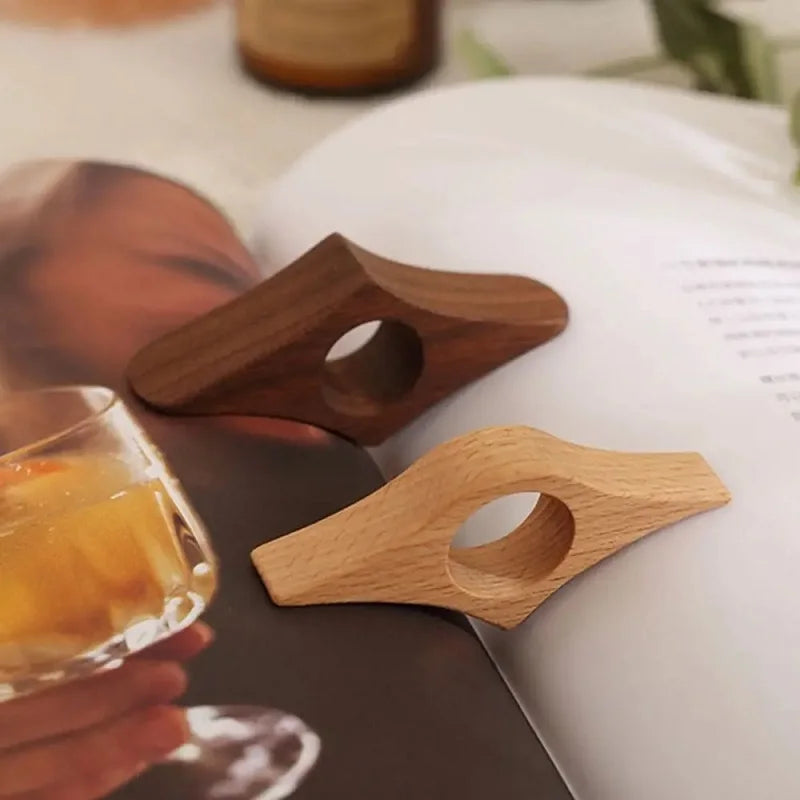 Wooden Thumb Page Holder | One-Handed Reading Aid
