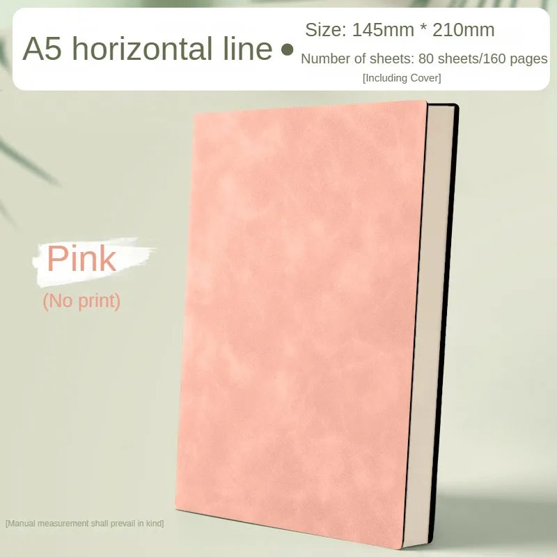 A5 Leather Book Skin Feeling Fashion Notepad Diary Learning Notebook Wholesale Business Office notebooks and journals note book - élise & madelyn