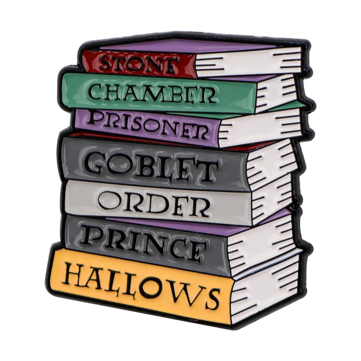 Books Collection Enamel Pin