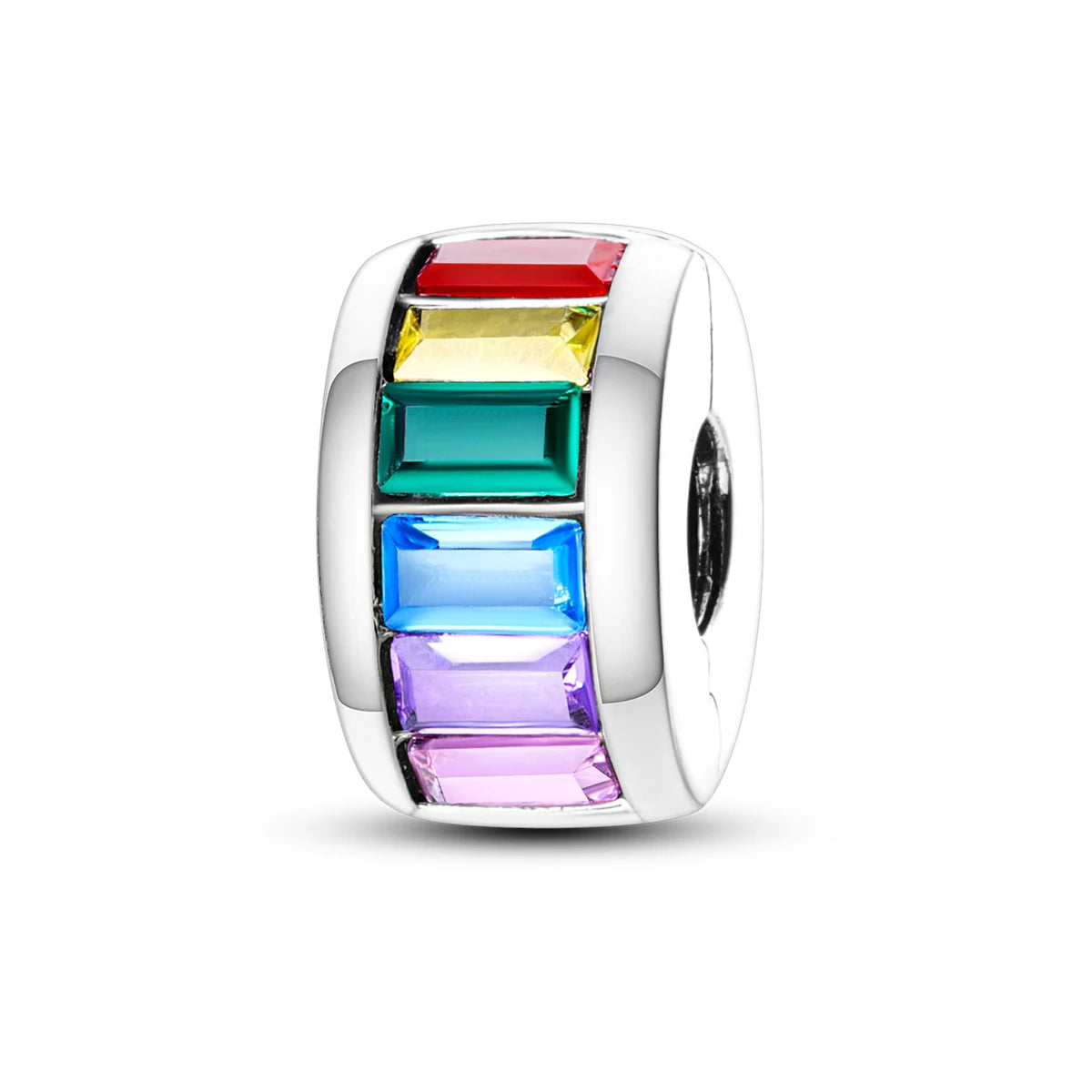 Charms Fit Original Beads 925 Sterling Silver Clip Charms Zircon Silicone Spacer Beads fit Bracelet Women DIY Gift - élise & madelyn