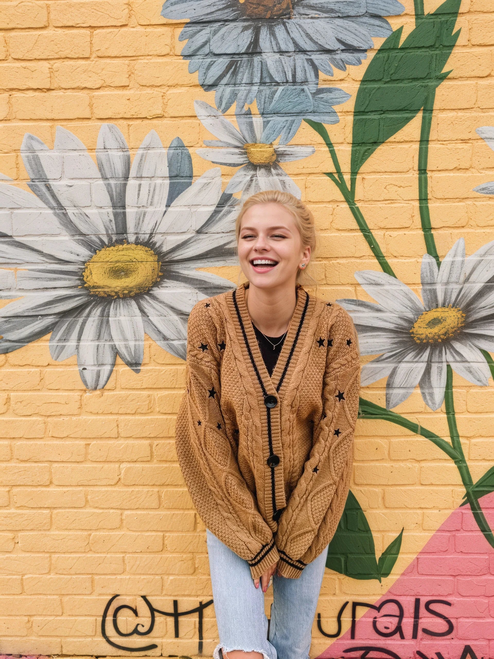 Fearless-Era Inspired Knitted Cardigan – Star Embroidered Cable Knit | Fan-Made Dupe - élise & madelyn