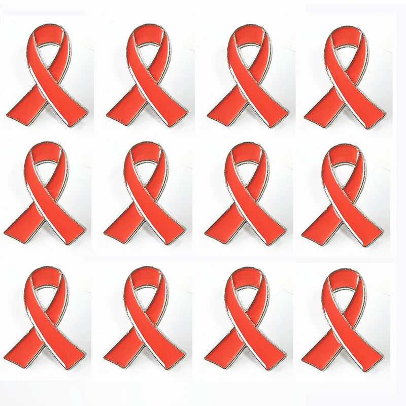 Awareness Ribbon Pins – 5, 10 or 20 Pack – Metal Brooch Lapel Pins for Domestic Violence, Alzheimer’s, Epilepsy, Lupus & Cancer Support (10 Colors)