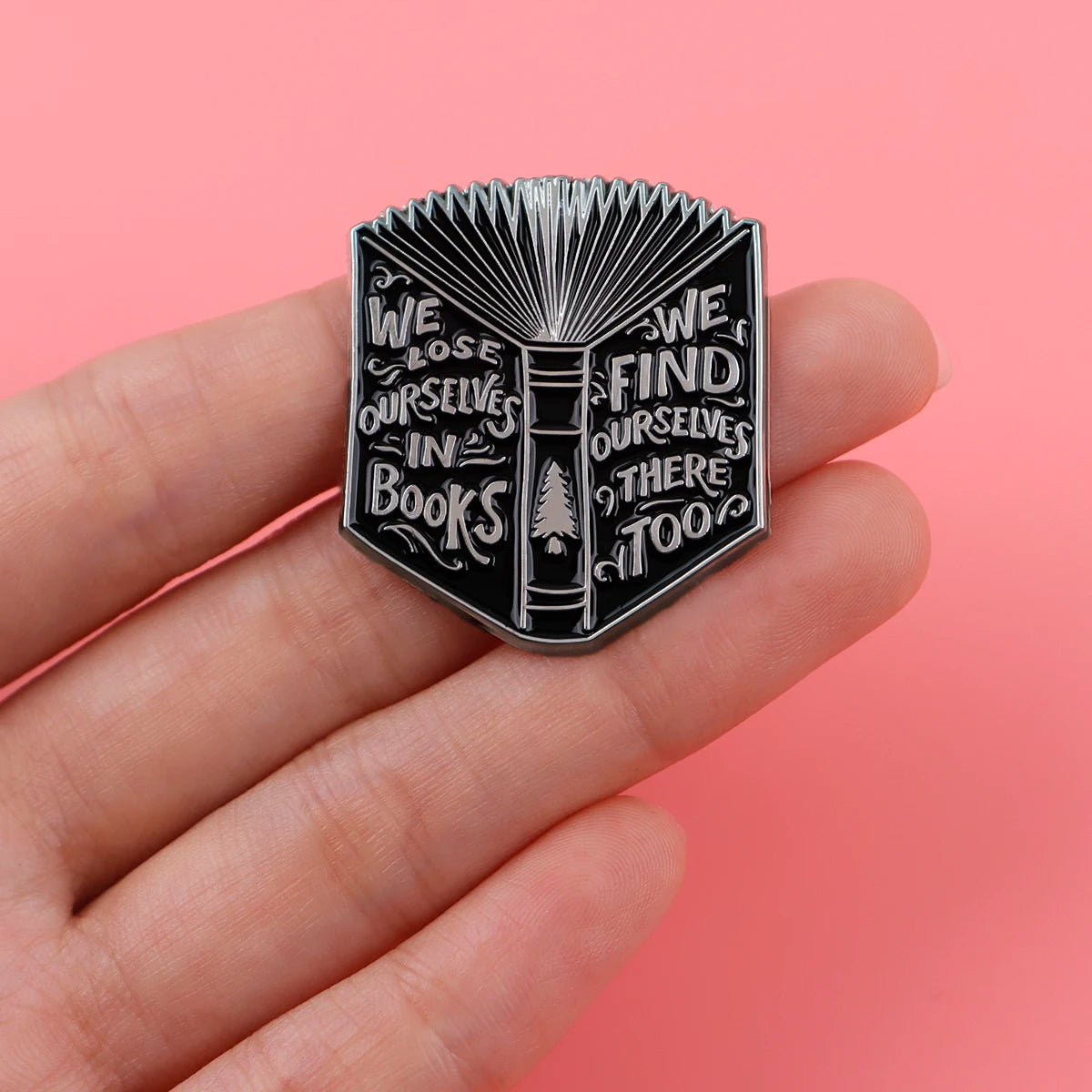 Books Collection Enamel Pin