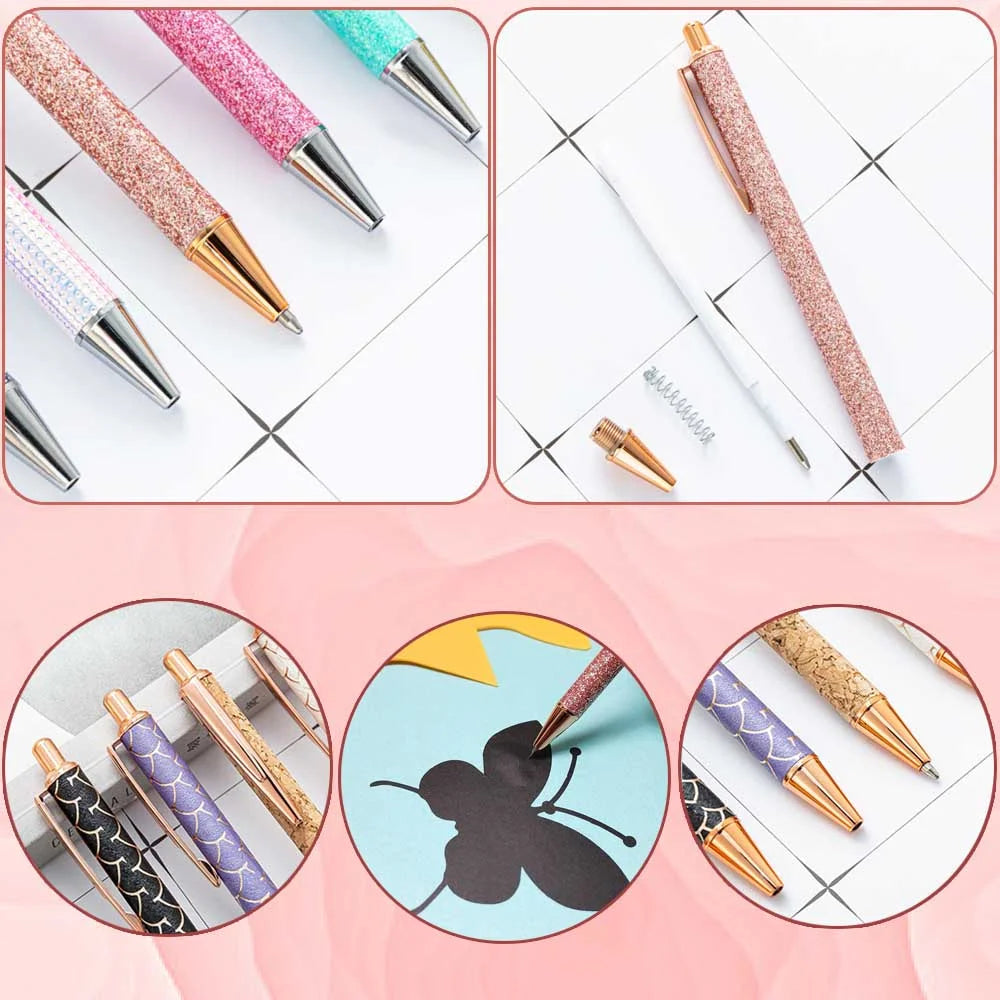 2-12pcs Craft Weeding Pen - Precision Vinyl Tool with Airs Release Needle for Adhesive Vinyl & Car Decal Installation - élise & madelyn