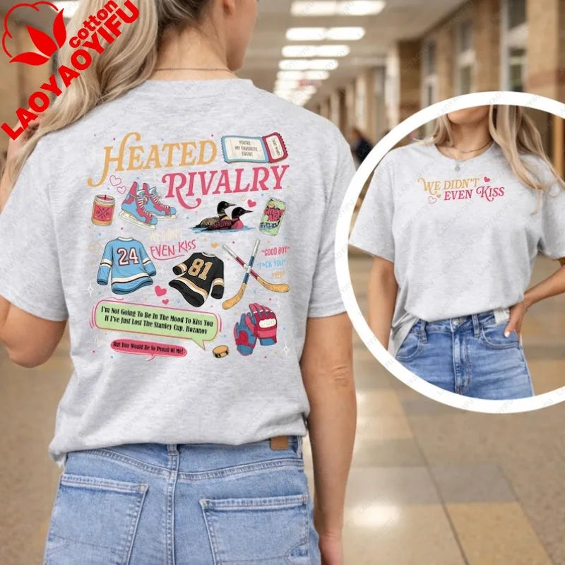 Hockey Romance Reader Tee