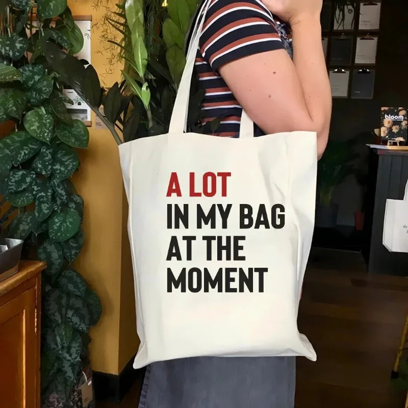 A Lot In My Bag At The Moment Tote & Pouch Collection | Swiftie-Inspired Canvas Bags - élise & madelyn