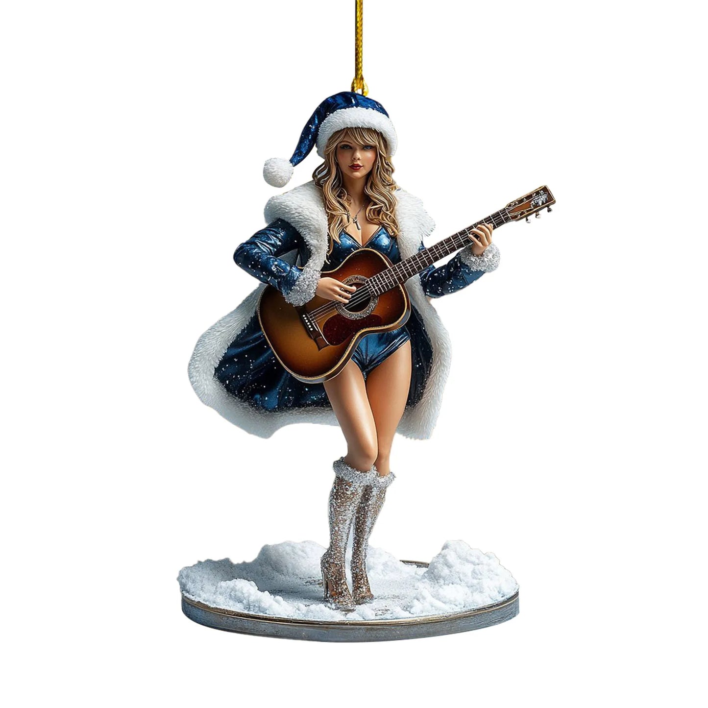 Pop Star Holiday Acrylic Ornaments – 2D Christmas Tree Hanging Decor - élise & madelyn