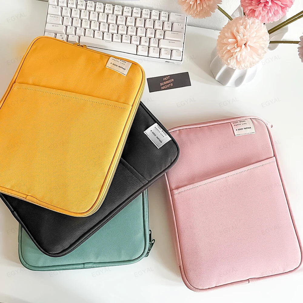 Tablet Sleeve Bag 9-11 inch for XiaoMi Pad 5 Pro iPad Air Pro 11 13 M4 M2 10th/9/8 10.2 For Samsung Huawei Shockproof Pouch Bags - élise & madelyn