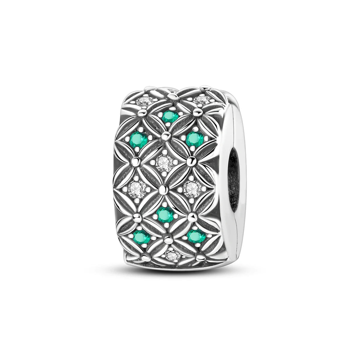 Charms Fit Original Beads 925 Sterling Silver Clip Charms Zircon Silicone Spacer Beads fit Bracelet Women DIY Gift - élise & madelyn