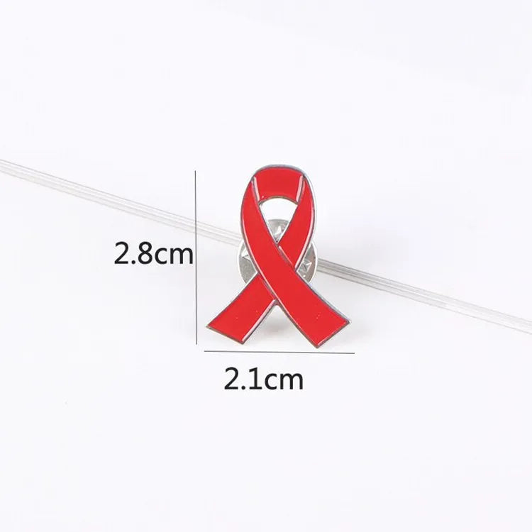 Awareness Ribbon Enamel Pin – Breast Cancer & Multi-Color Support Brooch (Pink, Purple, Blue & More)