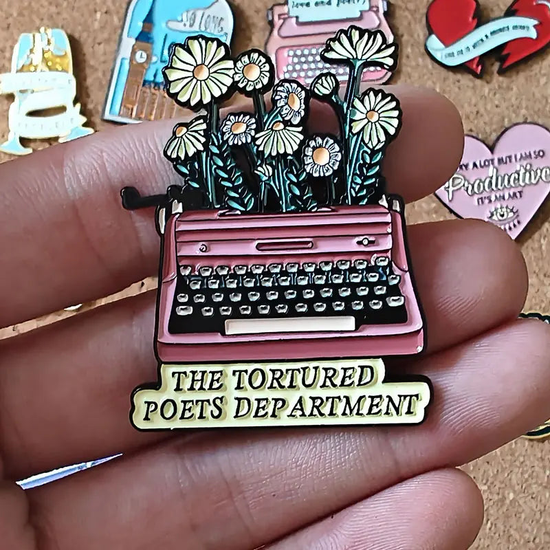 Pop Song Enamel Pin Rock Band Cartoon Brooch Stylish Jewelry Gift Backpacks For Good Friends Decorated With Lapel Badges