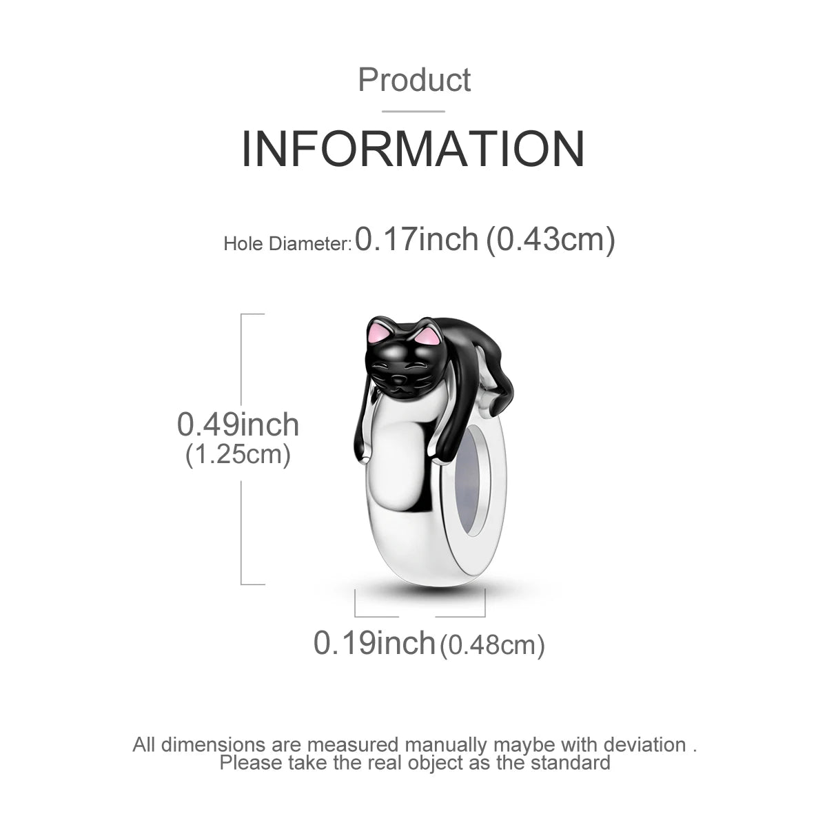 Charms Fit Original Beads 925 Sterling Silver Clip Charms Zircon Silicone Spacer Beads fit Bracelet Women DIY Gift - élise & madelyn