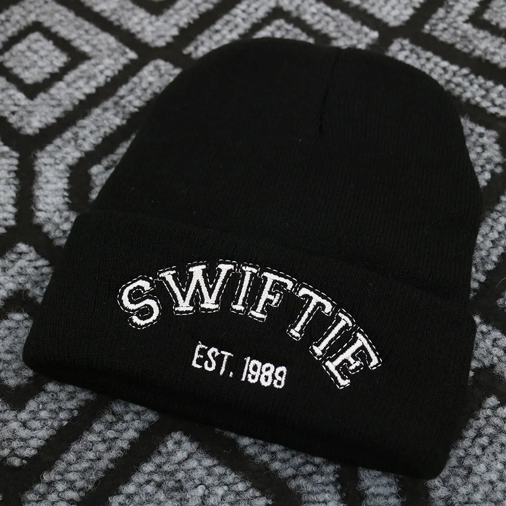 Pop Music Fan Knit Beanie – Soft Winter Hat (Multiple Colors) - élise & madelyn