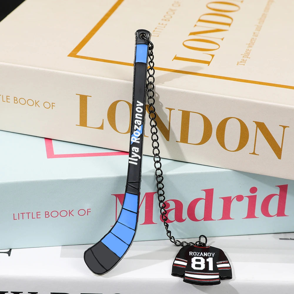 Hockey Romance Bookmark Set – Jersey Stick Page Markers