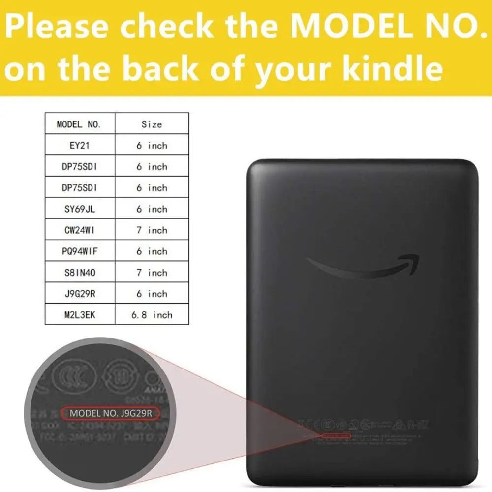 Portable E-Reader Sleeve For Kindle 6.8" Protective Case Insert Pouch 11th Generation 6" Paperwhite Carrying Bag Shockproof - élise & madelyn