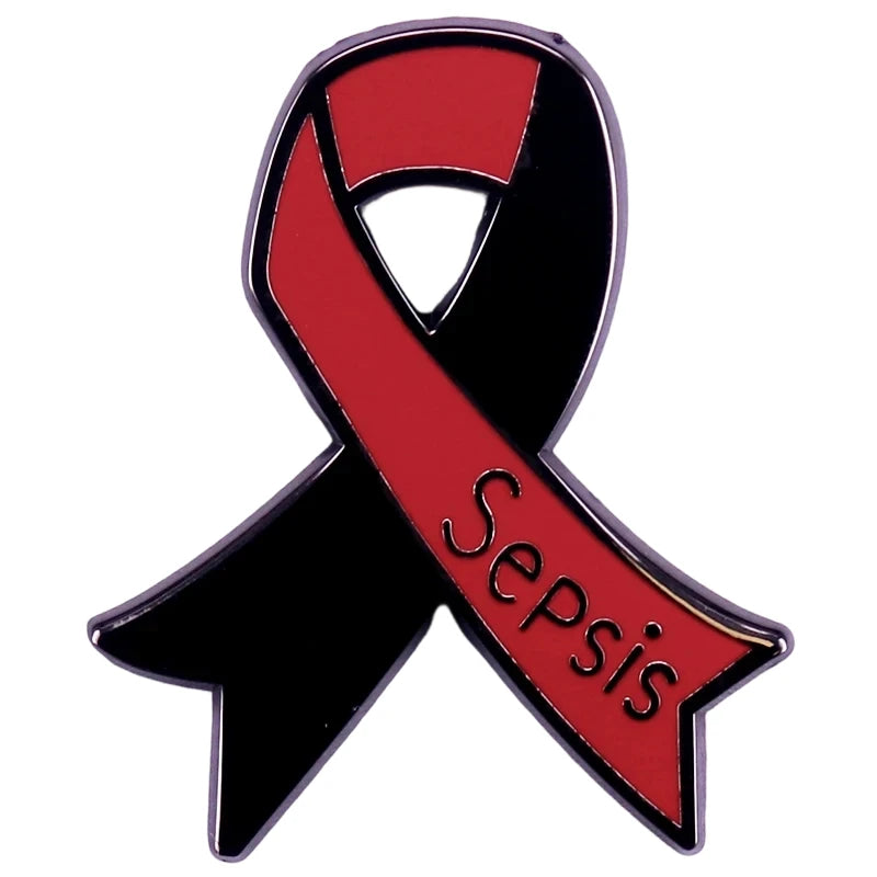 Colorful Ribbon Enamel Pin Disease Awareness Ribbon Badge Mental Health Jewelry Backpacks Hats Jeans Decorative