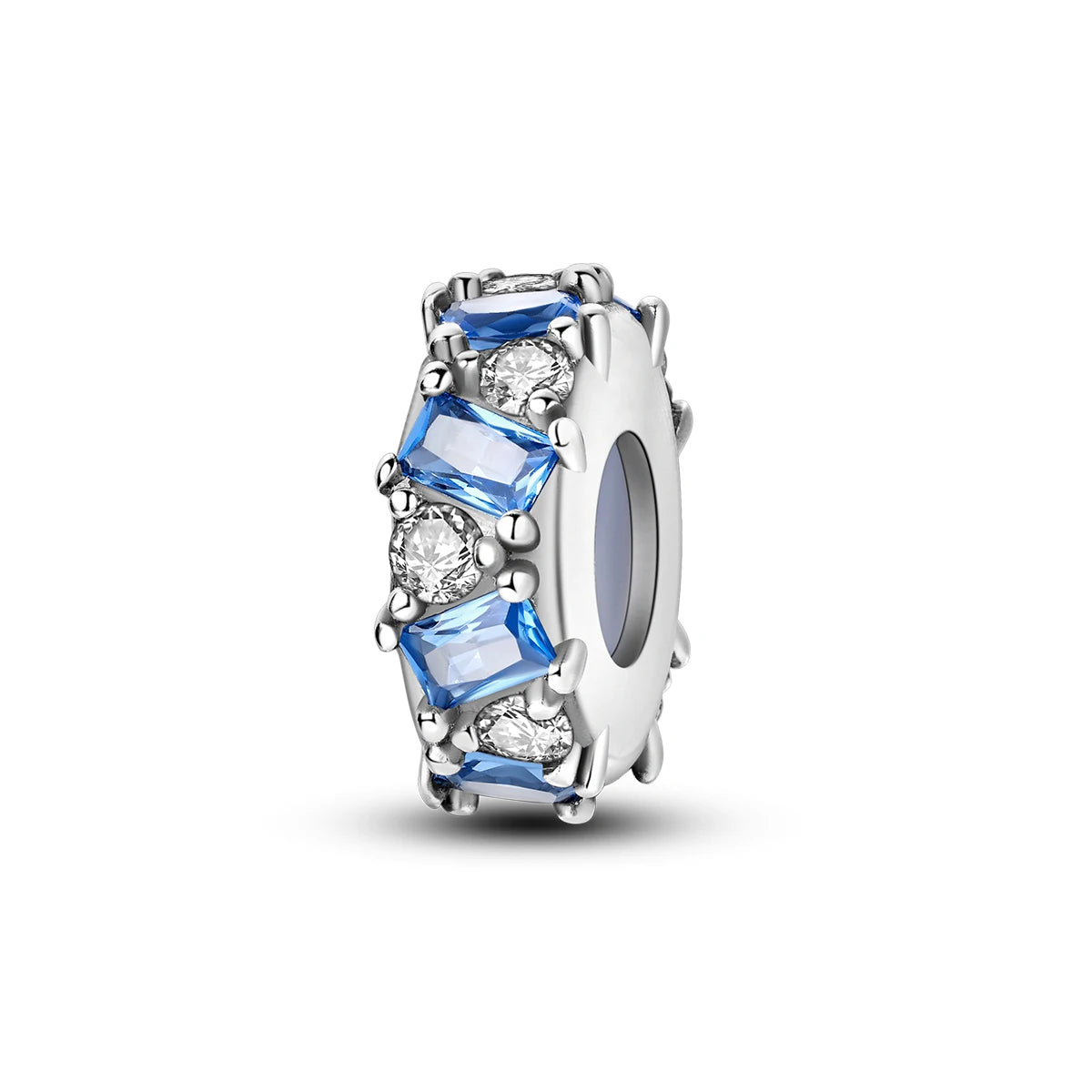 Charms Fit Original Beads 925 Sterling Silver Clip Charms Zircon Silicone Spacer Beads fit Bracelet Women DIY Gift - élise & madelyn