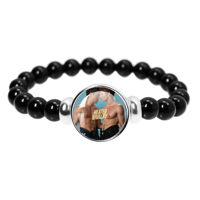 Book Boyfriend Bracelet – Black Bead Reader Accessory