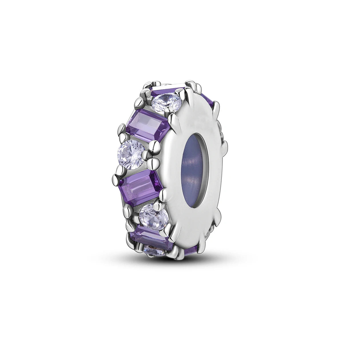 Charms Fit Original Beads 925 Sterling Silver Clip Charms Zircon Silicone Spacer Beads fit Bracelet Women DIY Gift - élise & madelyn