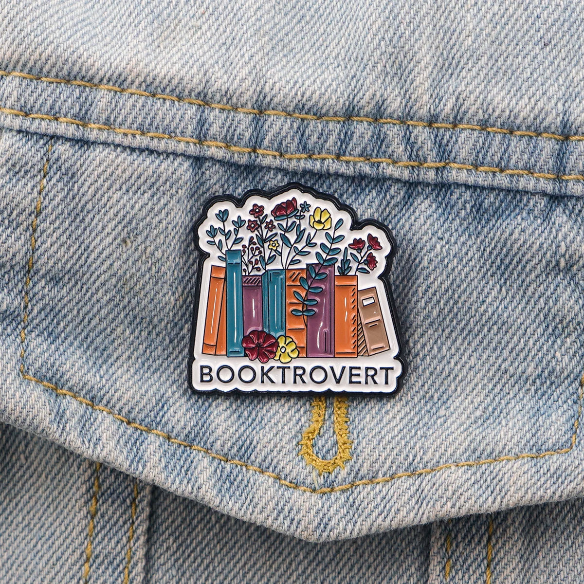 Books Collection Enamel Pin