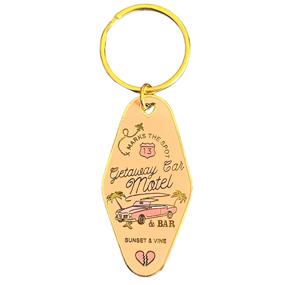 Music Singer Keychain Motel Key Chain Fashion Accessory - élise & madelyn