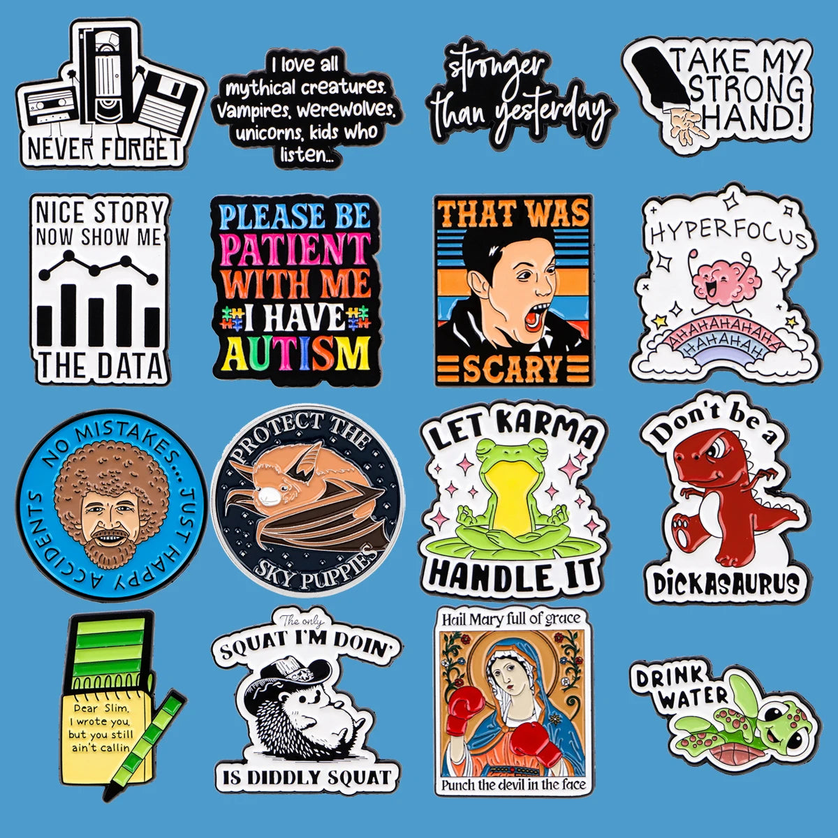 Anime Hero Enamel Pin