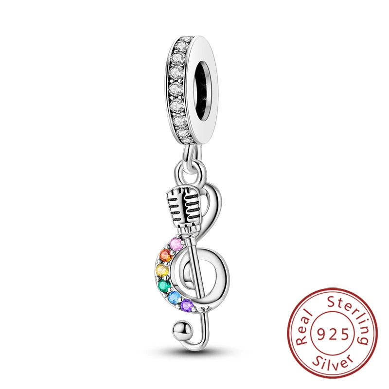 Fit Original 925 Sterling Silver Charms Beads Wine Glass Coffee Cup Charms Pendant For Women Bracelet Charms DIY Jewelry Gift - élise & madelyn