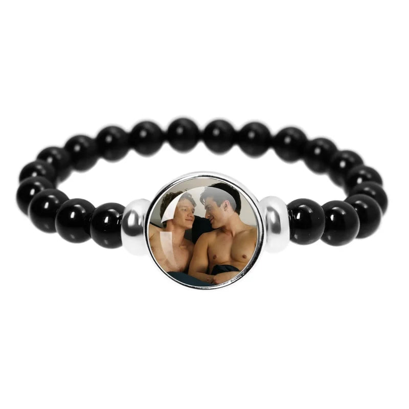 Book Boyfriend Bracelet – Black Bead Reader Accessory