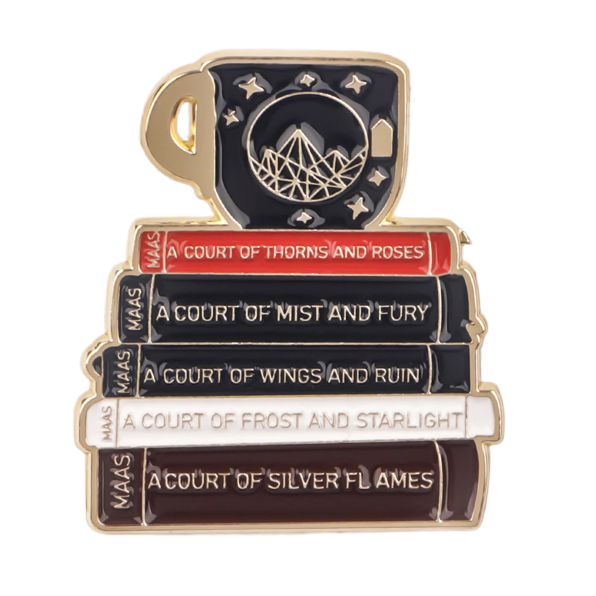 Books Collection Enamel Pin
