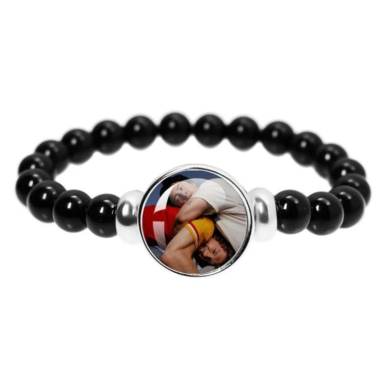 Book Boyfriend Bracelet – Black Bead Reader Accessory