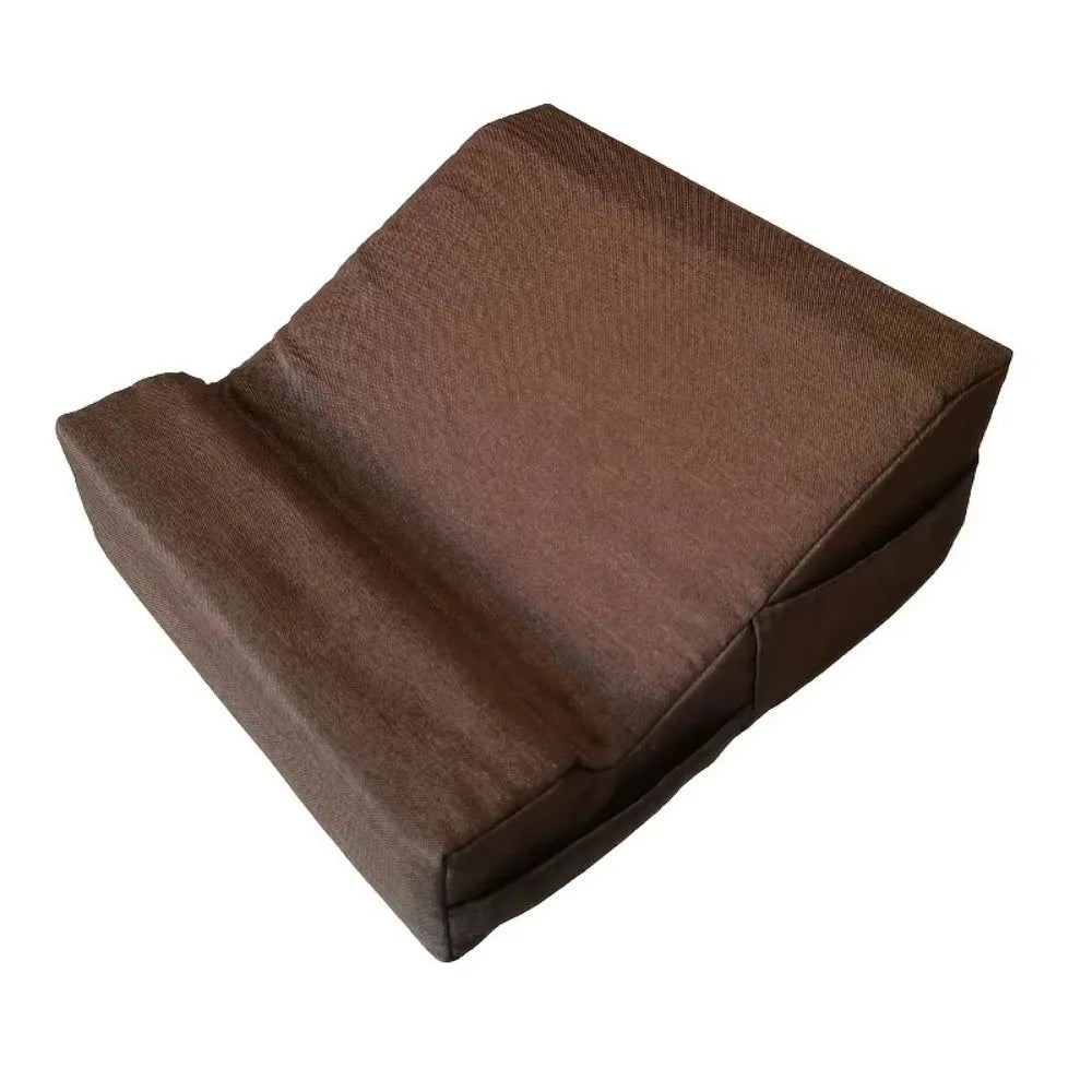 Ergonomic Laptop Pillow Stand – Soft Lap Desk with Hand Rest Support for Bed, Sofa & Reading