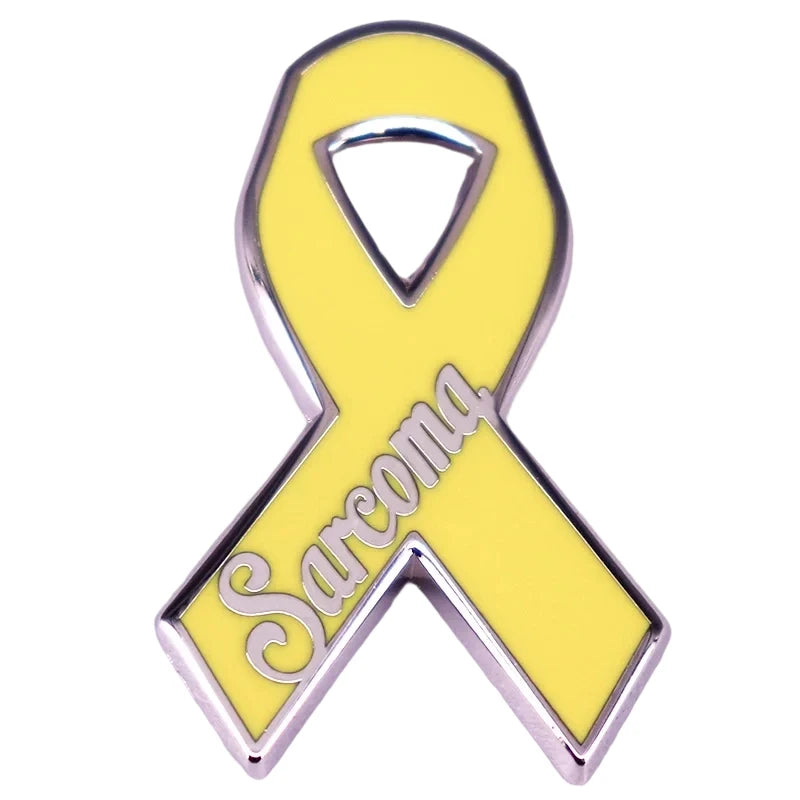 Colorful Ribbon Enamel Pin Disease Awareness Ribbon Badge Mental Health Jewelry Backpacks Hats Jeans Decorative