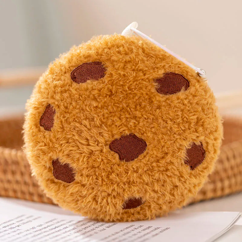 Creative Cookies Pillows Round Shape Chocolate Biscuits Stuffed Plush Toys Realistic Food Snack Seat Cushion Plushie Props Gifts - élise & madelyn