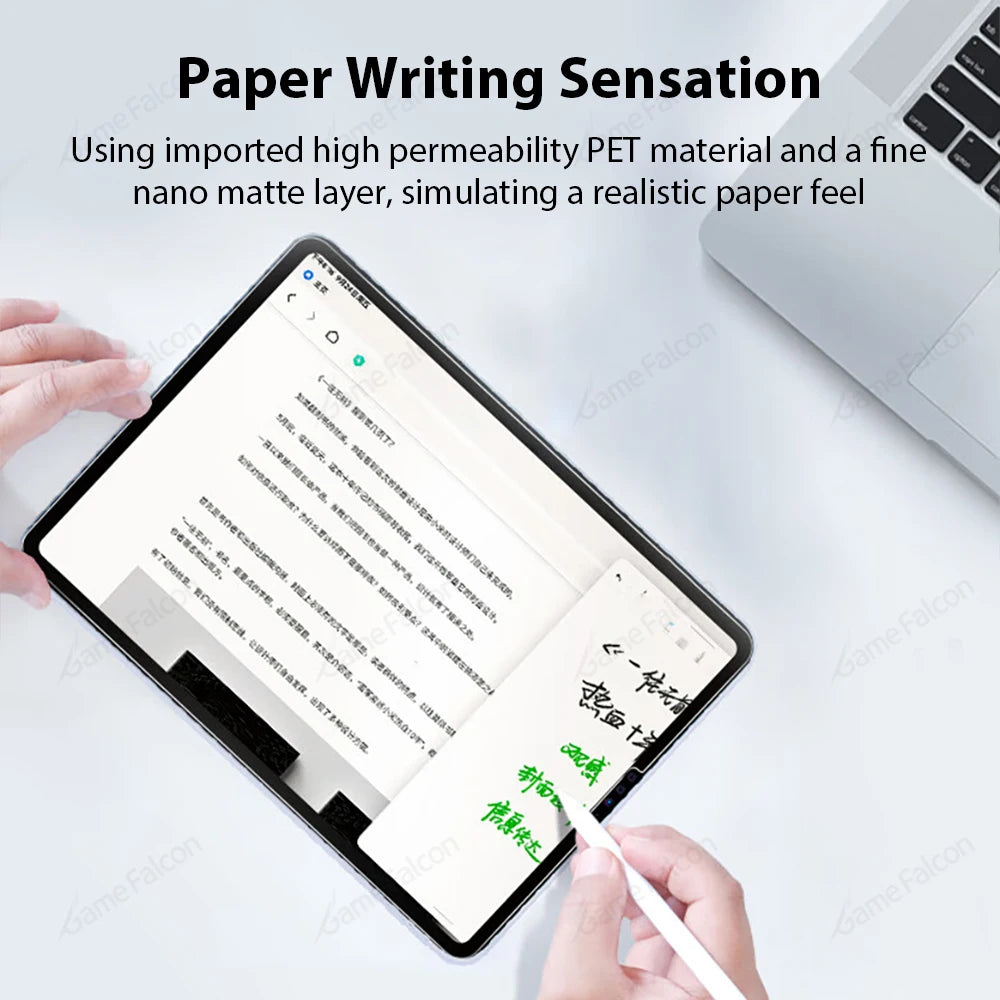 Like Paper Film Screen Protector For Ipad Pro 13 12.9 11 2025 M4 Air 4 5 3 10th 9th 8th 7th Generation Mini 6 7Matte Film Writer - élise & madelyn