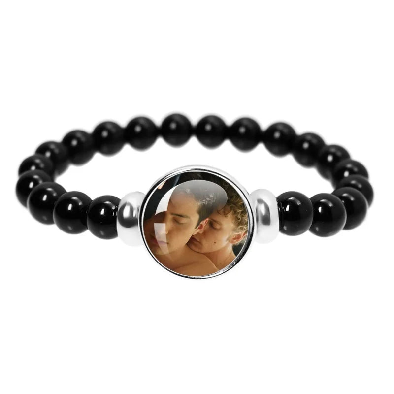 Book Boyfriend Bracelet – Black Bead Reader Accessory