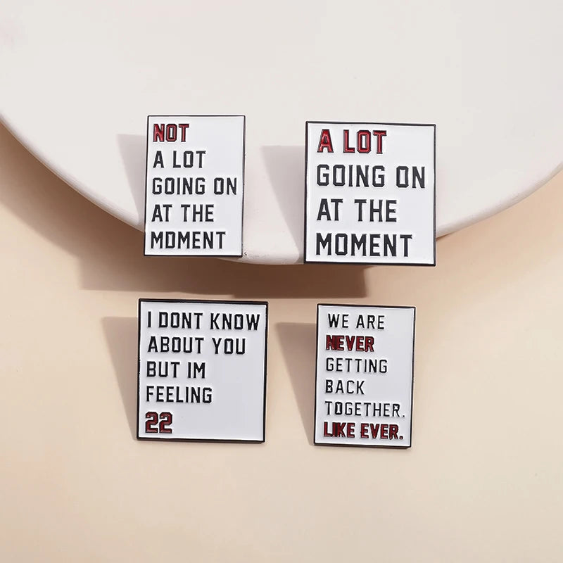 Pop Singer Inspired Enamel Pins — Cute Swiftie Aesthetic Lapel Pins - élise & madelyn