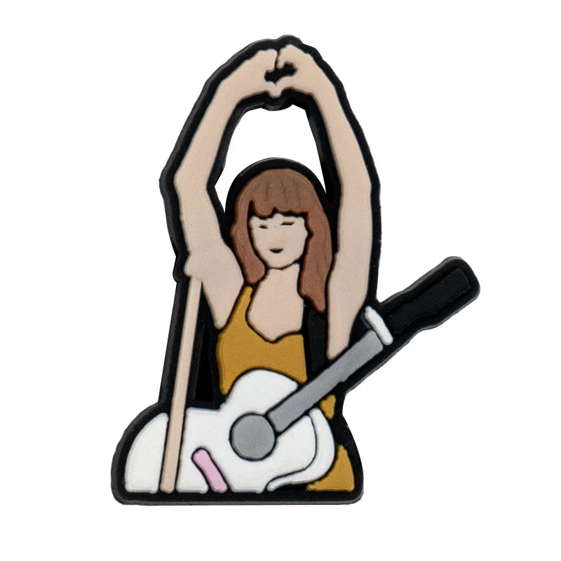 Pop Music Era Shoe Charm