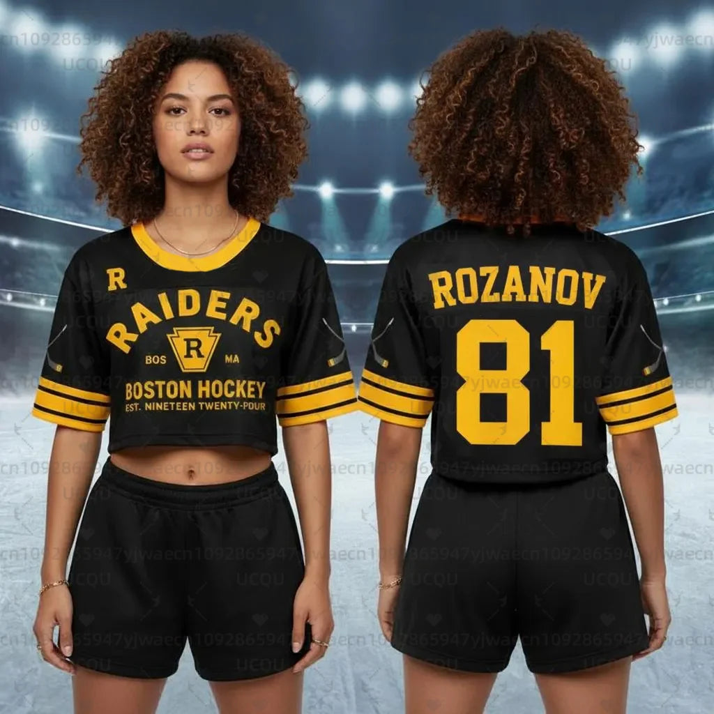 Rivalry Hockey Tee – Oversized Jersey Style T-Shirt