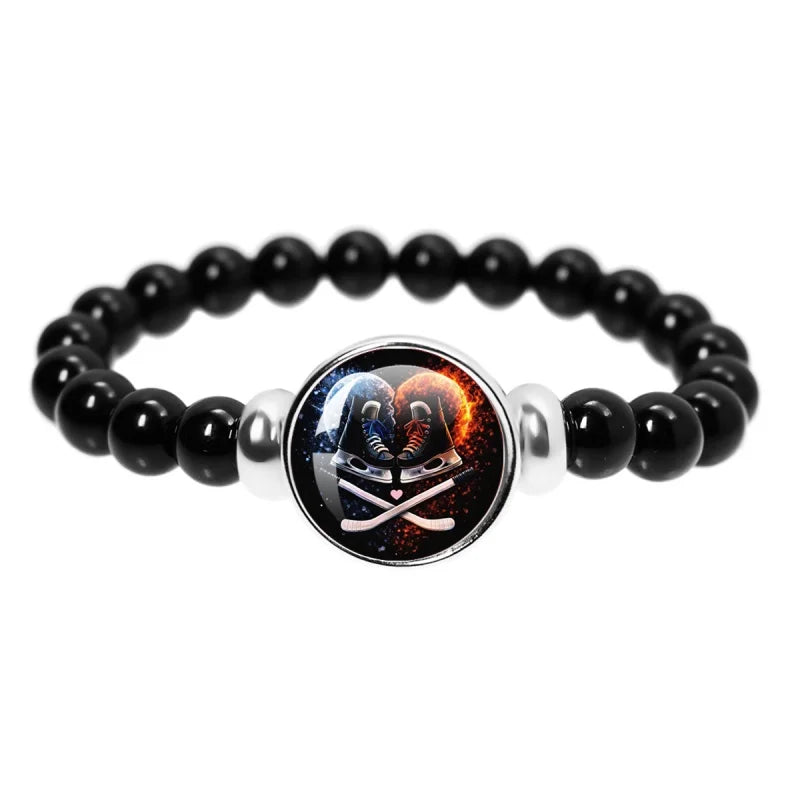Book Boyfriend Bracelet – Black Bead Reader Accessory
