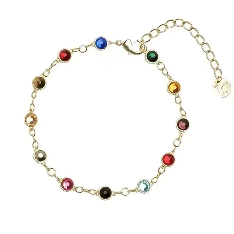 Bejeweled Friendship Bracelet | Colorful Crystal Charm Bracelet | Swiftie Jewelry Taylor Inspired Gift - élise & madelyn