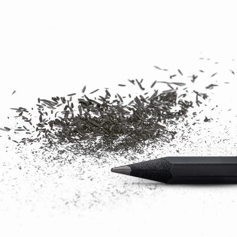 Black Wood Graphite Pencil Set HB 2B Black Lead Office Writing Pencil 10pcs Pack Gift Stationery - élise & madelyn