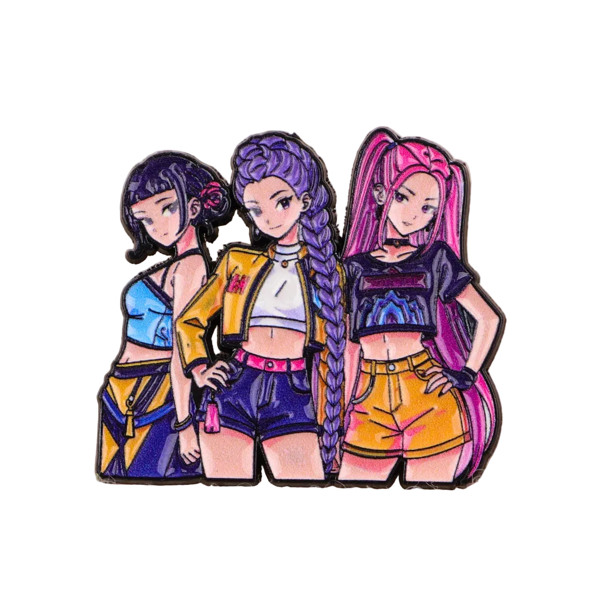 Anime Music Girl Enamel Pin